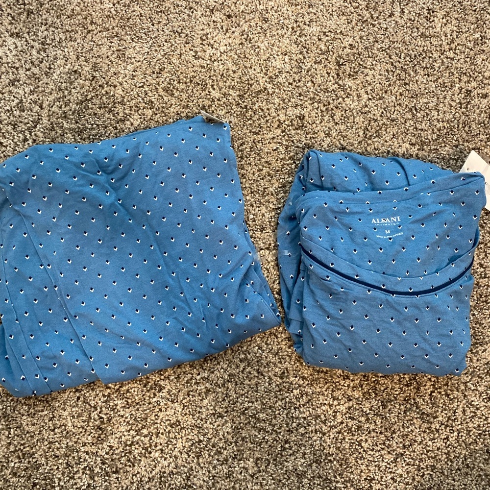 Women’s blue Alfani Pajama set